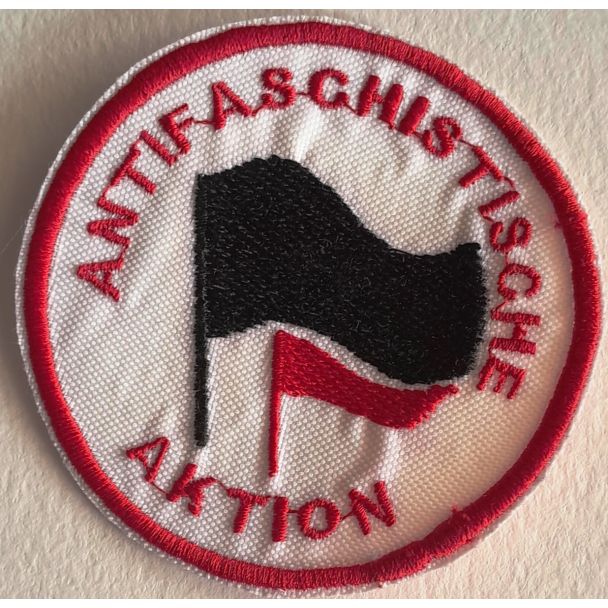 PARCHE BORDADO ANTIFASCHISTISCHE AKTION