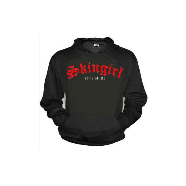 SKINGIRL Sudadera Sin Cremallera con Caputcha 100
