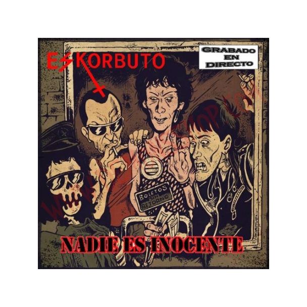 ESKORBUTO Nadie es inocente  (Directo) + zine   (2020) CD