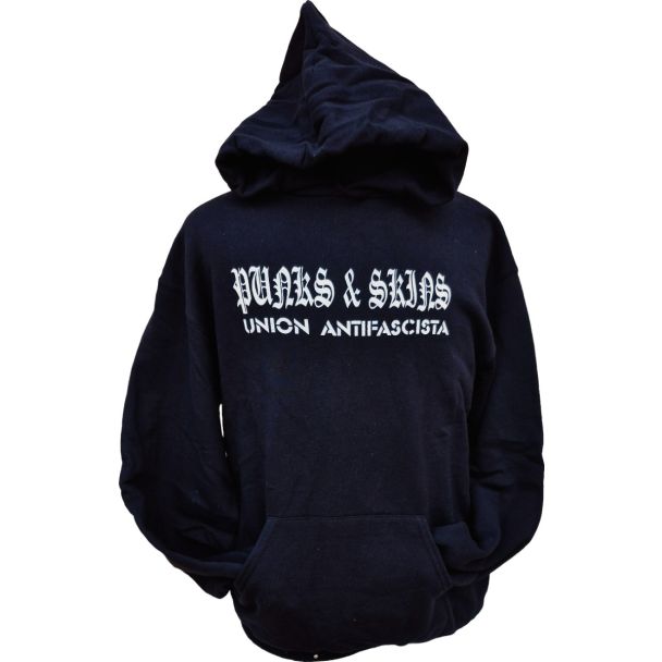 PUNKS&SKINS Unión antifascista -Sudadera con Capucha-