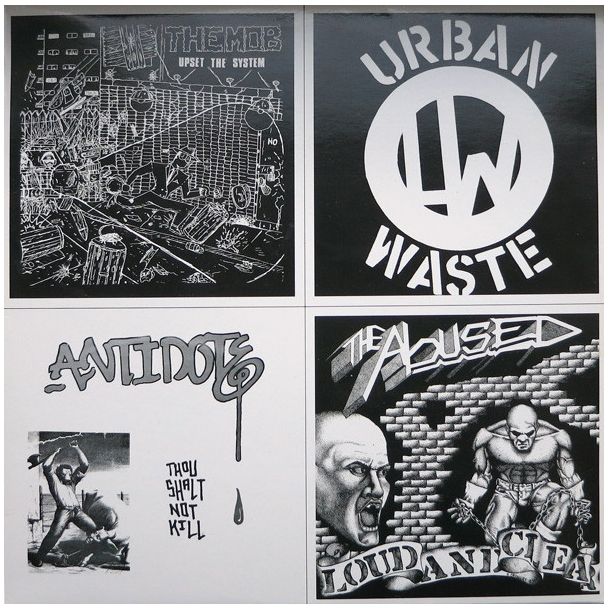 URBAN WASTE+THE MOB+ ANTIDOTE + THE ABUSED CD