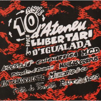 10 ANYS D'ATENEU LLIBERTARI D'IGUALADA 3era ÈPOCA CD