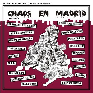 CHAOS EN MADRID Vol.1 (INCLUYE FANZINE) LP