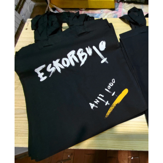 BOLSA LP TELA SERIGRAFIADA  ESKORBUTO ANTITODO