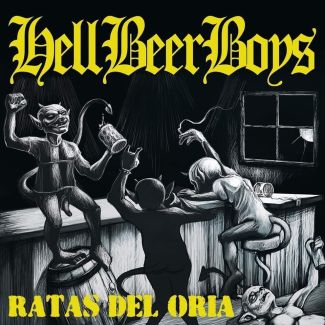 HELL BEER BOYS Ratas del Oria  Vinilo color blanco/azul LP