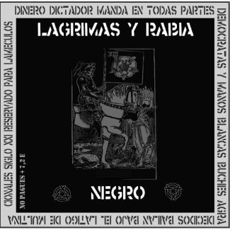 LAGRIMAS Y RABIA Negro CD