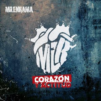 MILENRAMA Corazón y Actitud.  Vinilo azul  (2018)
