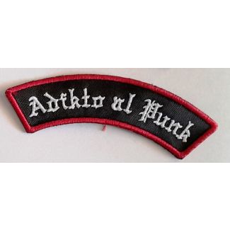 PARCHE BORDADO ADIKTO AL PUNK 100
