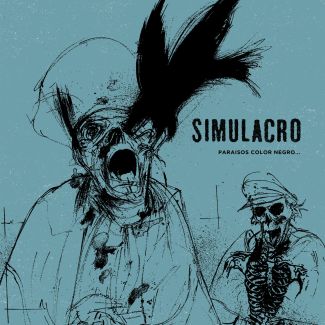 SIMULACRO Paraisos color negro Lp  (2020)